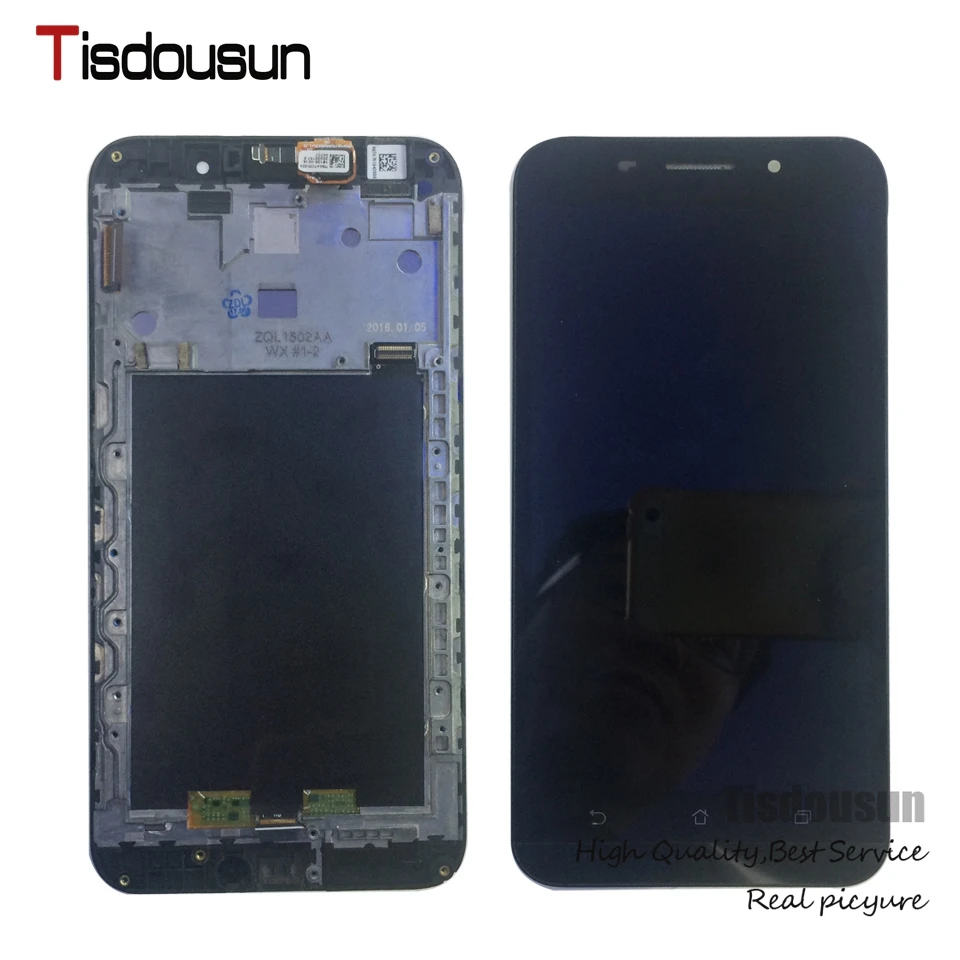 ZC550KL LCD сенсорная панель для ASUS Zenfone MAX с рамкой Z010D lcd дисплей кодирующий