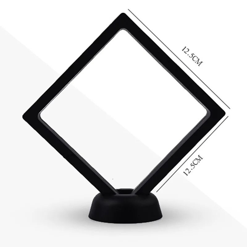 Portable Clear Nail Art Tip Suspended Floating Display Frame Holder Tips Stand Rack |