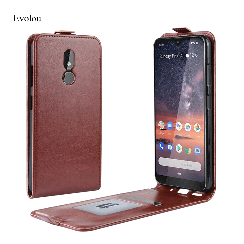Вертикальный кожаный чехол книжка для Nokia 3 2 2019 TA 1156 1159 с магнитной застежкой 1164 1154