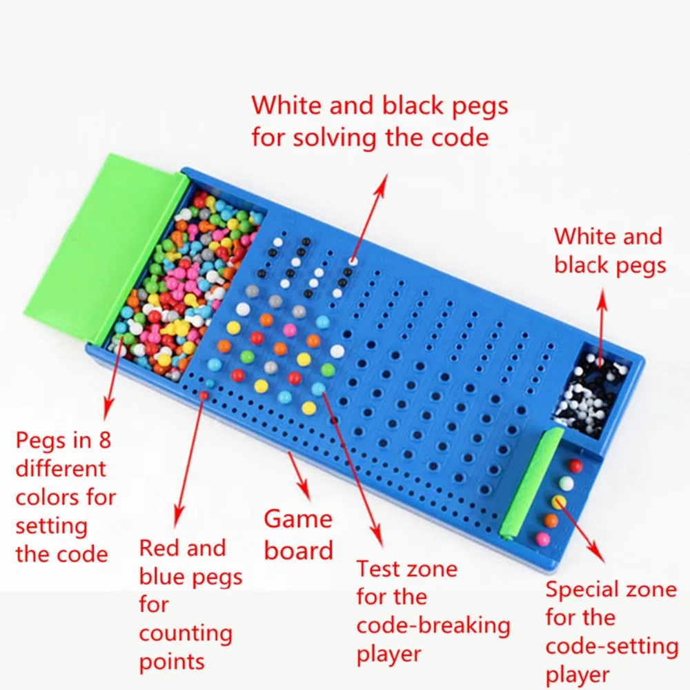 JIMITU Монтессори игрушки Mastermind Code Breaking Craking Настольная игра игрушка дети