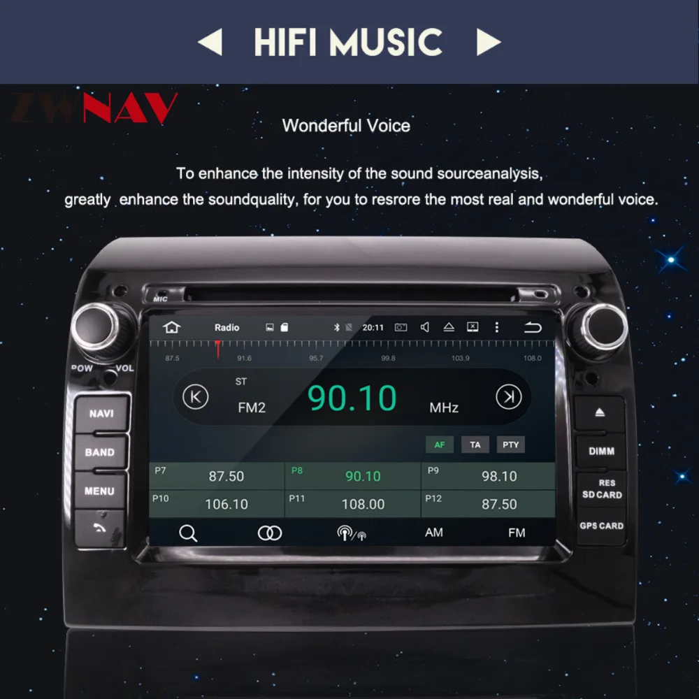 Новейший автомобильный DVD плеер на Android 8 0 7 1 GPS навигатор для FIAT DUCATO 2011 2012 2013 2014 2015