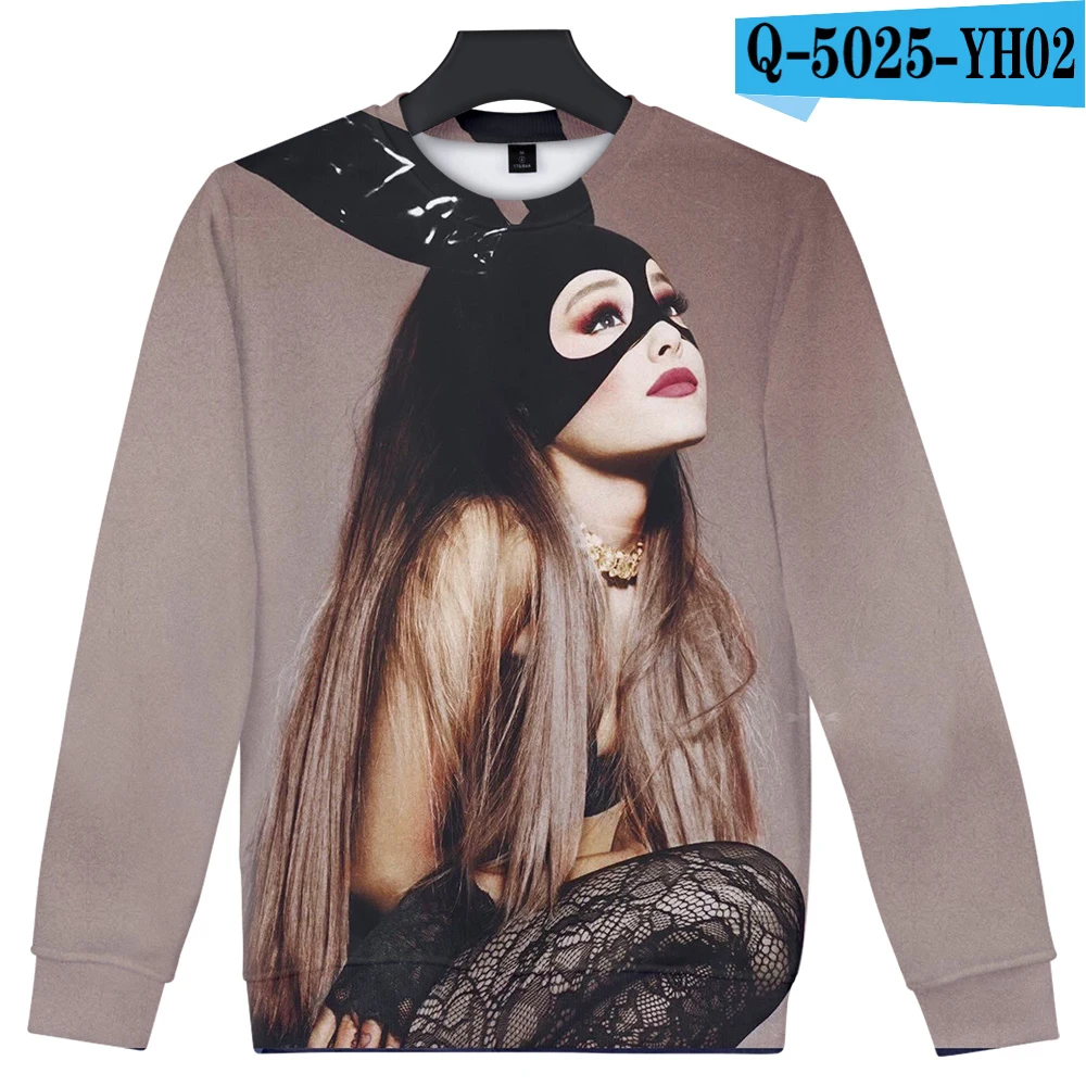 Ariana Grande, 3D принт, женская и мужская одежда,,, повседневные, Harajuku, крутые толстовки, кофты, топы размера плюс 4XL - Цвет: 3D