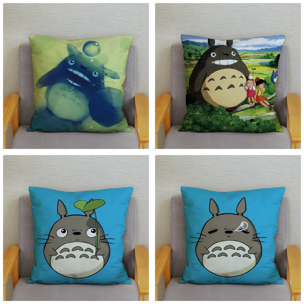 С милым японским аниме мультфильма Мой сосед Тоторо Мягкие короткие плюшевые