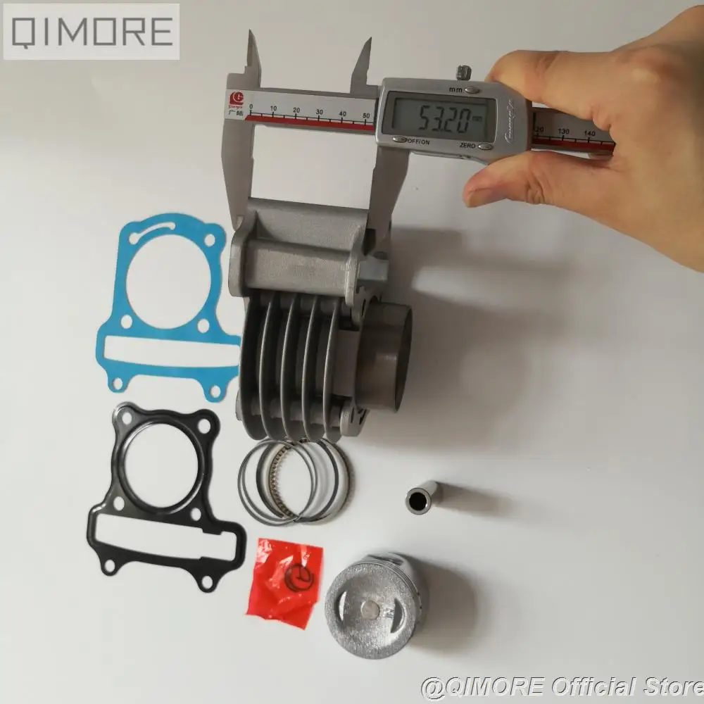 147QMD GY6 80 cc 47 мм Большой Диаметр цилиндра поршневое кольцо набор(139QMB 49cc/50cc обновление до 80cc