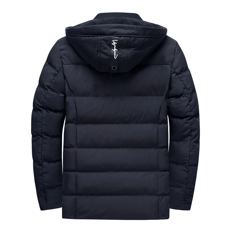 Новинка Утепленное зимнее пальто LKBEST Мужская толстовка парки ветрозащитная