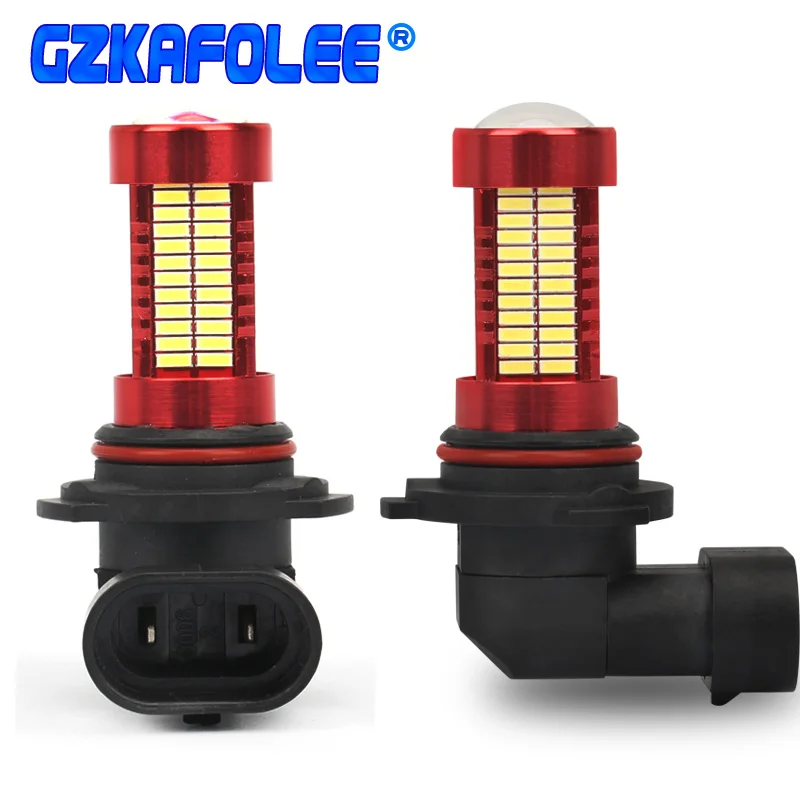 GZKAFOLL автомобилей головной светильник лампы hb3 h10 hb4 h11 led h8 h9 h16JP 9005 9006 туман 12V 24V 20W