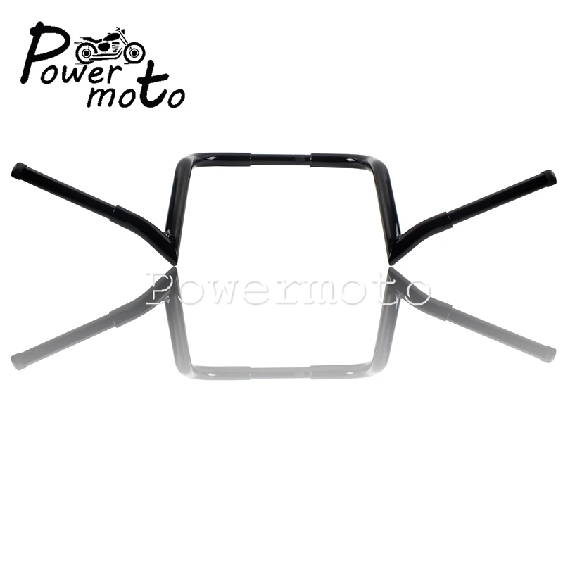 3" в ширину 12" 1" 16" Rise Black Batwing обтекатель бар Ape вешалка тяга руль для Harley Touring комоды Baggers Street Glide