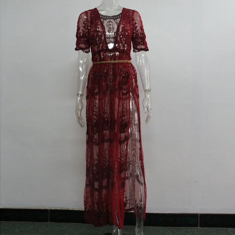 Высокое качество для женщин перспектива разделение Dess Цветочный Принт средний