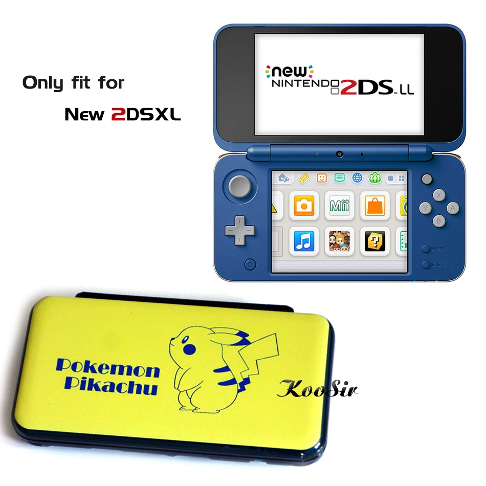 Rend 2DS LL/XL матовый защитный чехол для Doraemon MHX Zelda Pikachu Poke Ball