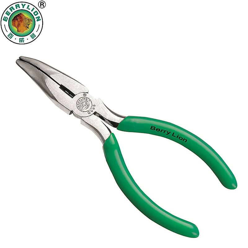Curved Nose Pliers BERRYLION 5 ''/125 мм кусачки щипцы для зачистки проводов обжимной инструмент прочные многофункциональные ручные инструменты - Цвет: Curved Nose Pliers