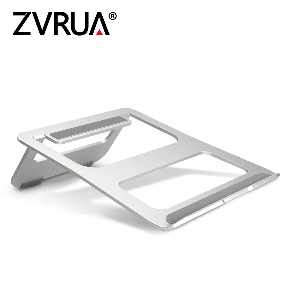 ZVRUA Laptop Stand Portable Tablet Holder Aluminium Laptop Stands For MacBook Air Mac Book Pro 120 Degree Tablet Mount Soporte