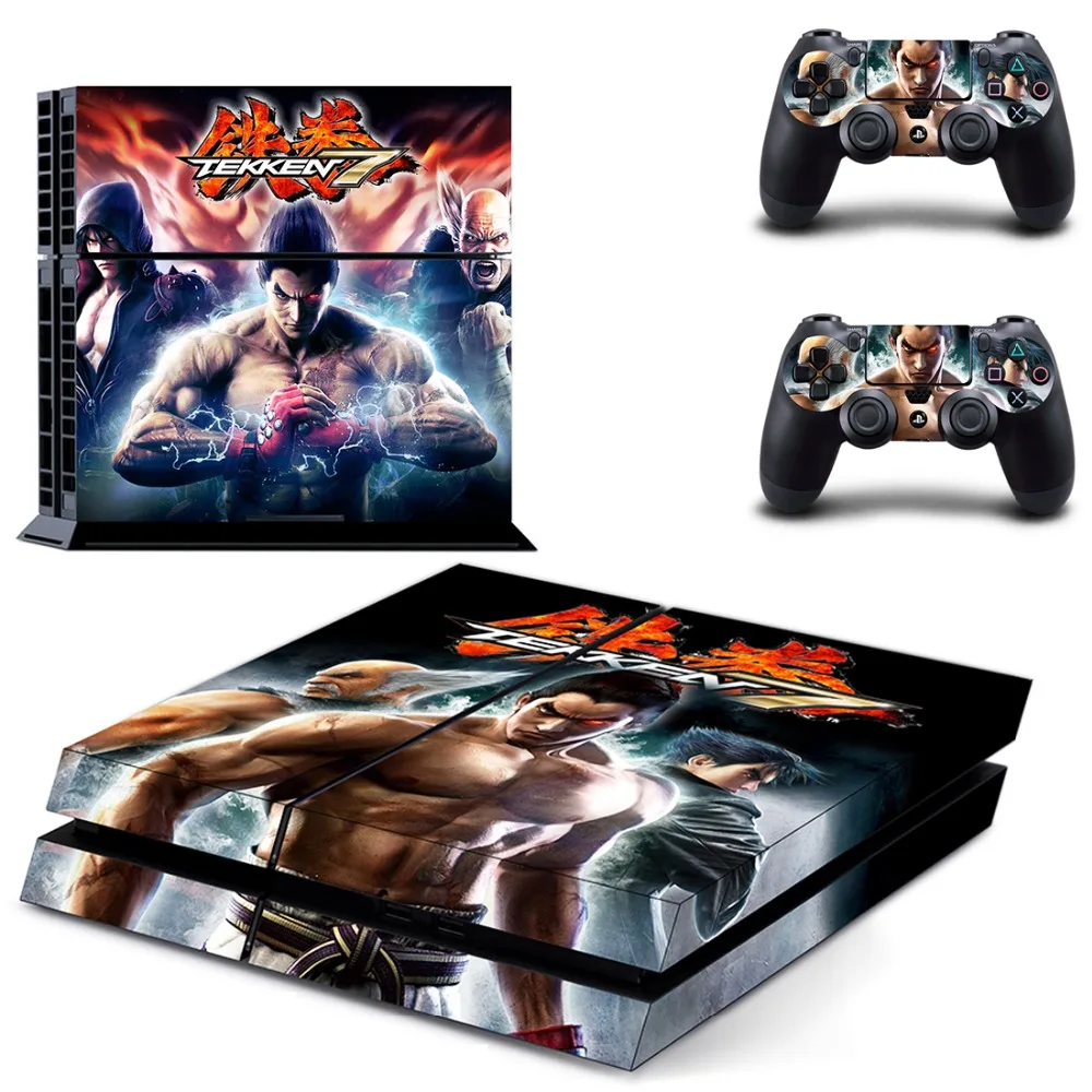 Виниловые наклейки для игровой приставки Sony Playstation 4 и 2 контроллера PS4|Наклейки| |