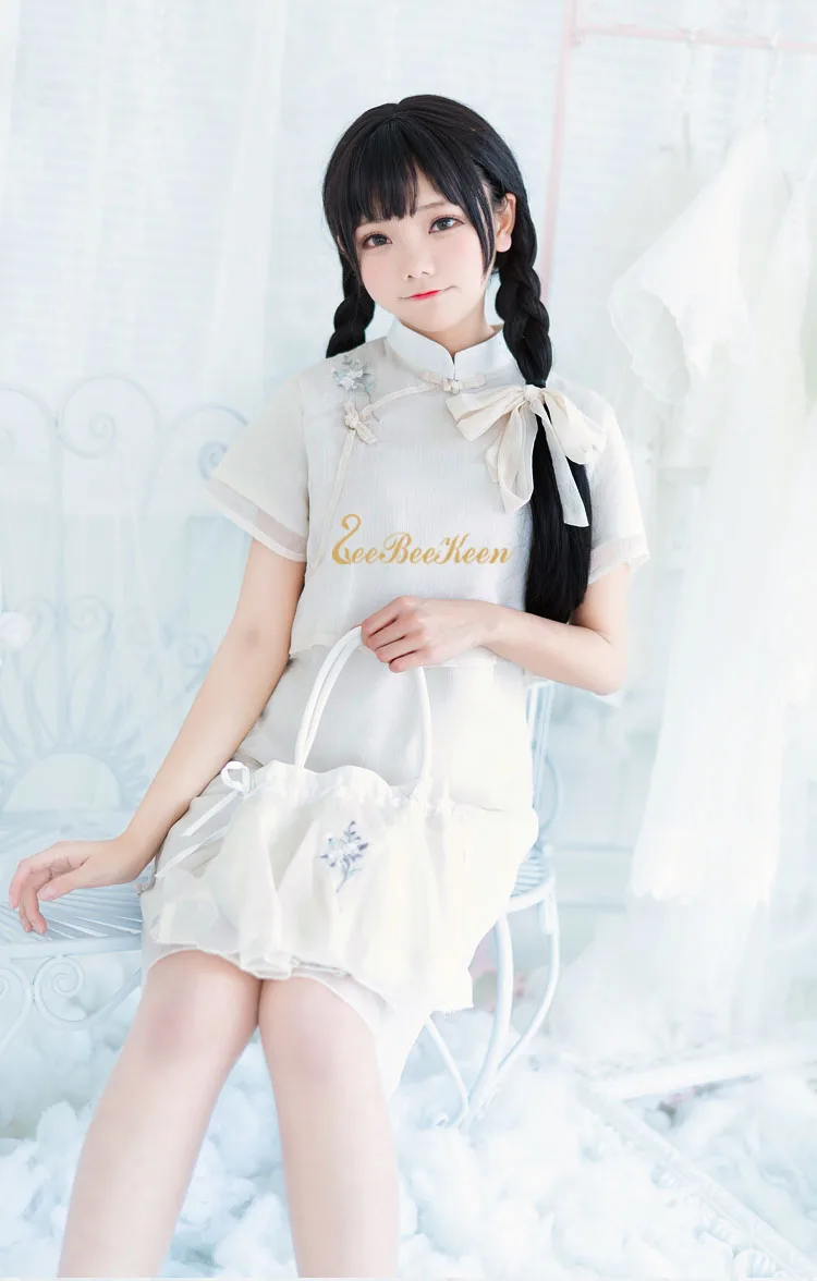 Женский китайский костюм ханьфу в республиканском стиле платье с длинным