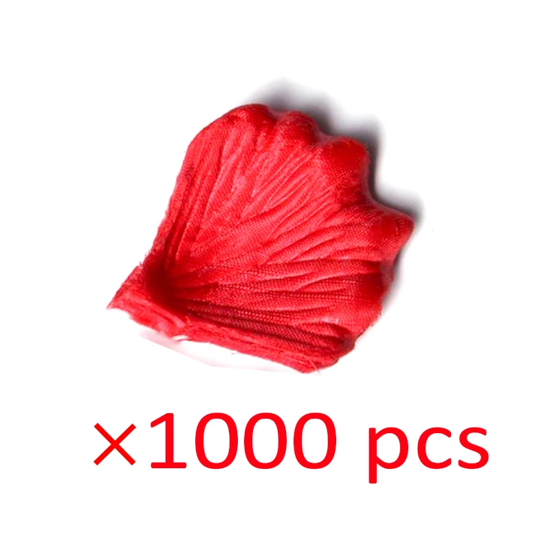 1000 шт искусственных больших шелковых лепестки красной розы свадьбы торжества