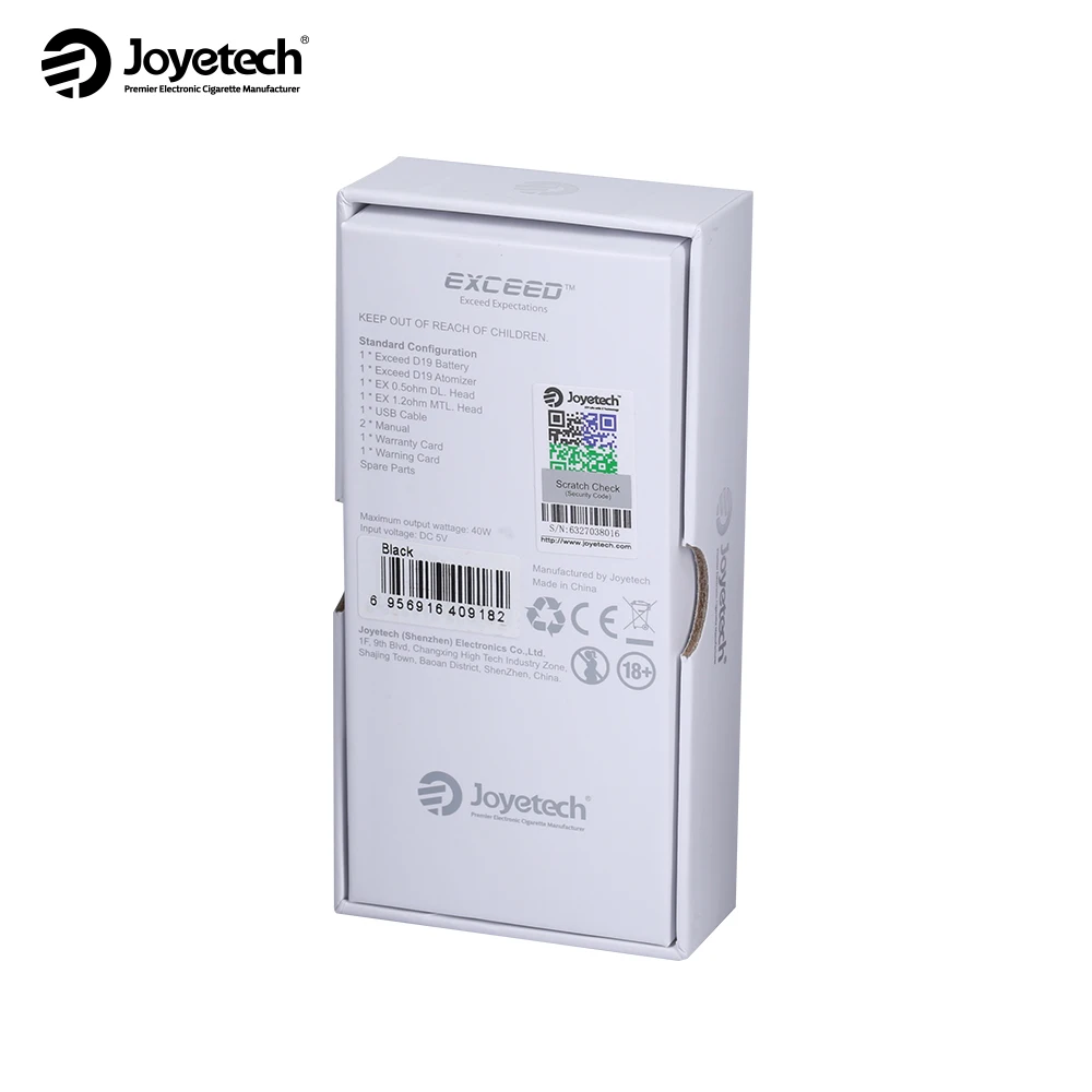 Оригинал Joyetech Exceed D19 Starter Kit электронная сигарета 1500 мАч Batery Vape Pen с 2 мл Tank vs Ego aio |