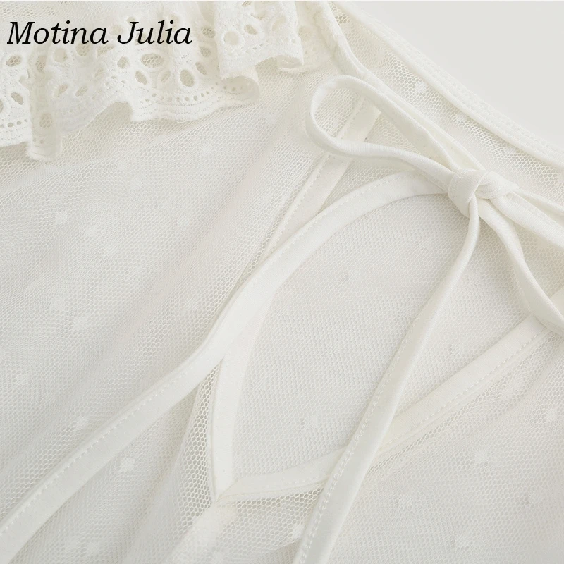 Женское прозрачное пляжное платье футляр Motina Julia Пляжное кружевное в стиле бохо