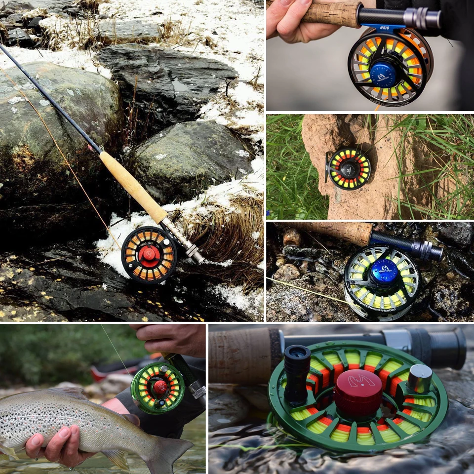Maximumcatch 5/6WT 9FT Fly Удочка с предварительно намотанной катушкой наряд с Cordura трубка-треугольник