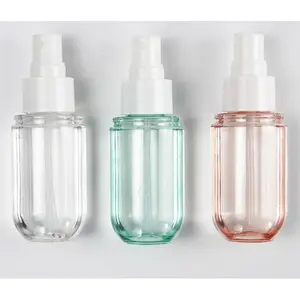40 мл спрей духи бутылки шампуня лосьон прозрачные флаконы, заполняемый жидкой Пресс в бутылке насосе, косметичка для путешествий, контейнер для макияжа