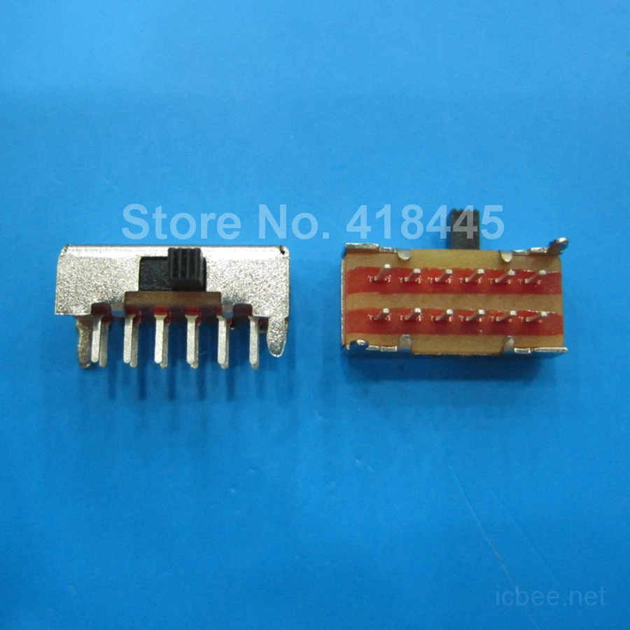 Слайдер переключатель 2P4T 2 * 6Pin SK-24D02 1000 шт./лот RoHS выключатель питания через