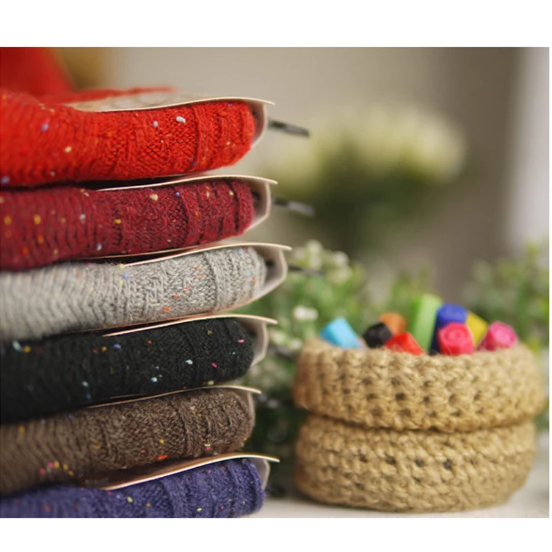 1 пара, модные сексуальные женские теплые гольфы, Осень-зима, высокие эластичные гольфы, Блестящий Узор, студенческие шерстяные носки