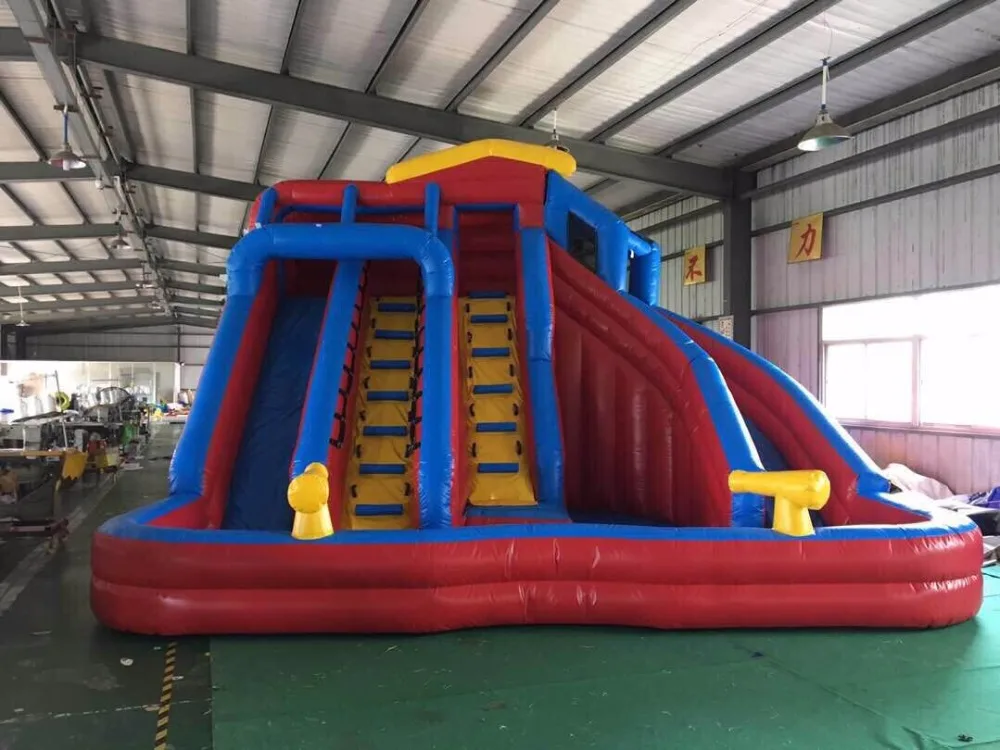 Фабричный надувной город батут надувная горка для бассейна|slide pool|slide inflatabletrampoline