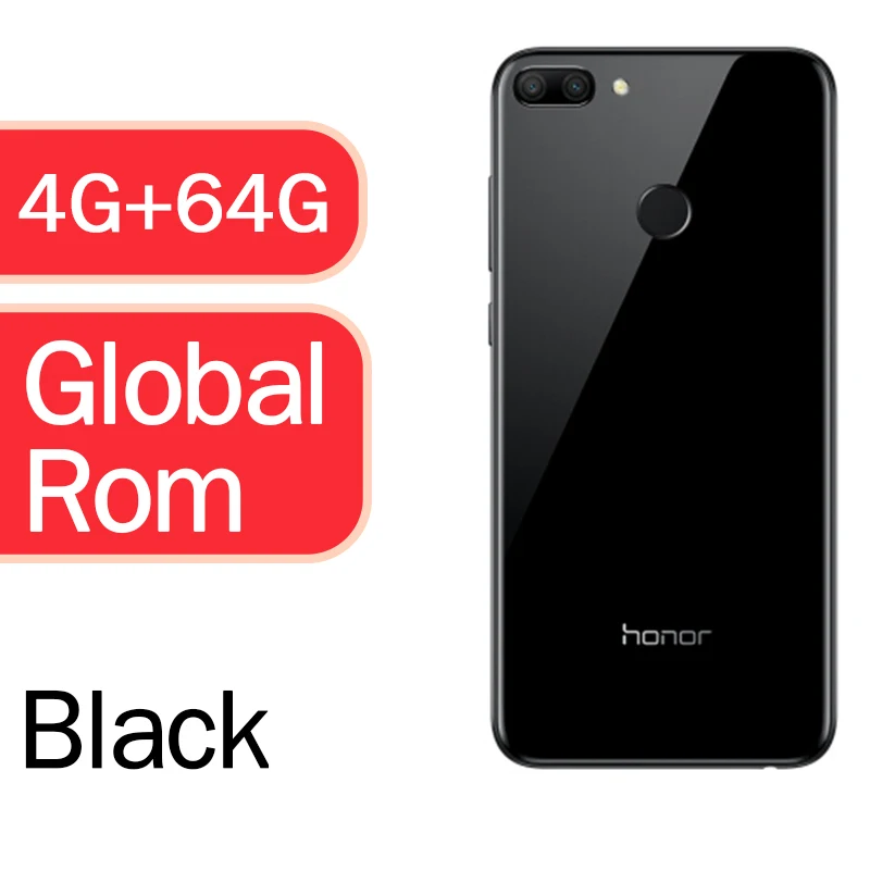 4g 64g Black Honor 9i мобильный телефон 5,8" FHD Kirin 659 Android 8,0 Восьмиядерный двойная камера 3000 мАч 4 Гб 64 Гб глобальная прошивка OTA - Цвет: 4g 64g Black