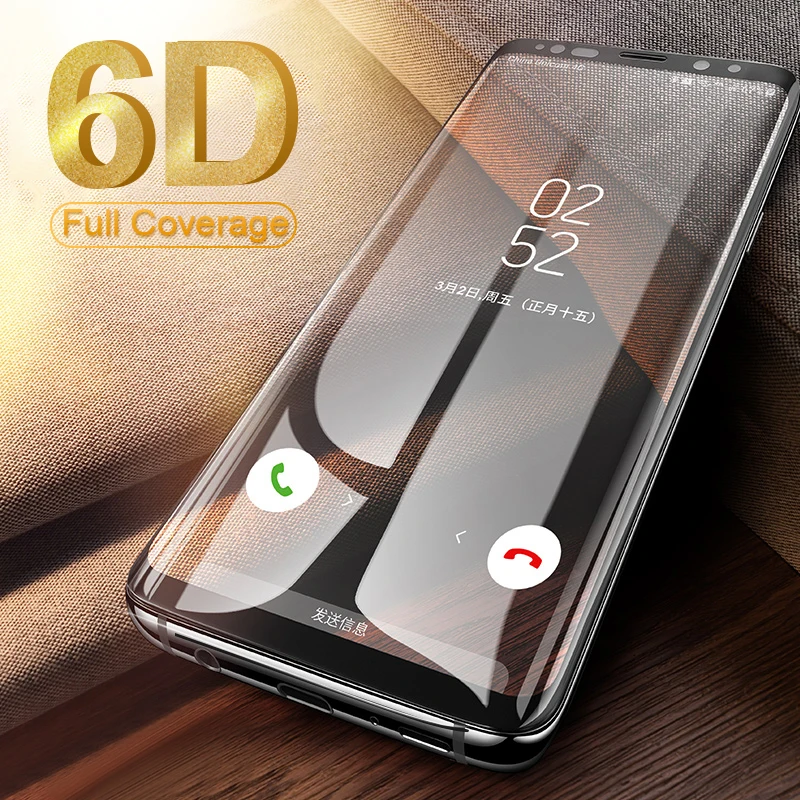 RDCY 6D полностью клеевое изогнутое закаленное стекло для Samsung Galaxy S8 S8Plus защита