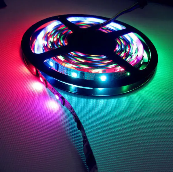 3 м WS2801 5V 32 светодиодные фонари сегментов 5050 SMD светодиодный цвета радуги шатер с