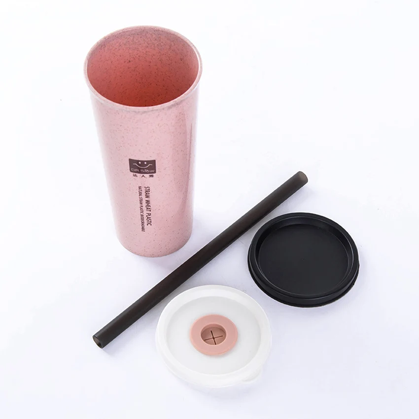 Стильные 450 мл кофейные кружки чайная чашка из пшеничной соломы круглые