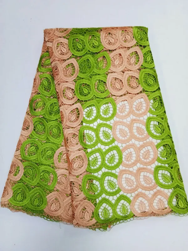 2017 самое новое прибытие Африканский кружева хлопок шнур гипюр кружевной ткани с