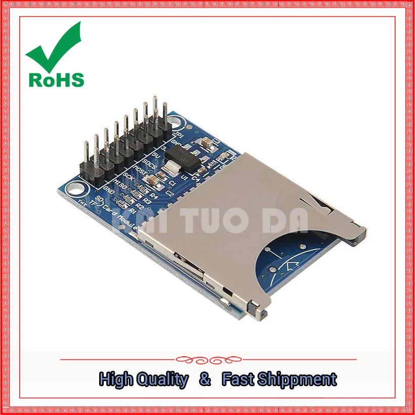 Модуль SD карты модуль кардридер SPI интерфейс микроконтроллер плата|sd card module|board