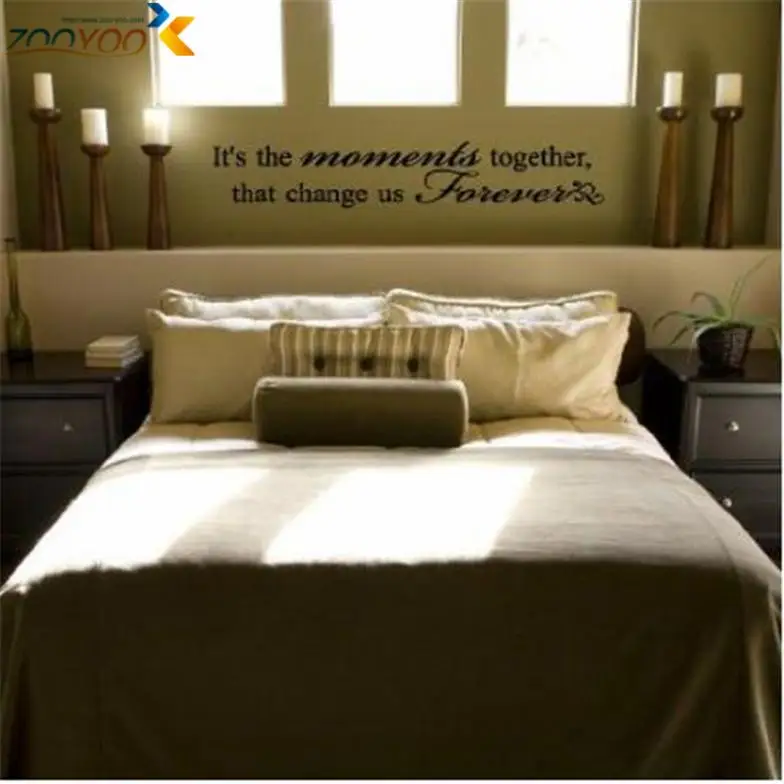 

It's the moments together that change forever quote wall decal zy8008 decorative adesivo de parede removable vinyl wall sticker