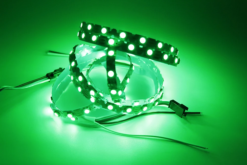 SK6812 S форма Тип 8 мм печатной платы адресный пиксель rgb led strip гибкие 60 светодиодов пикс./м Номера Водонепроницаемый 5 В полный цвет 2 м IP20