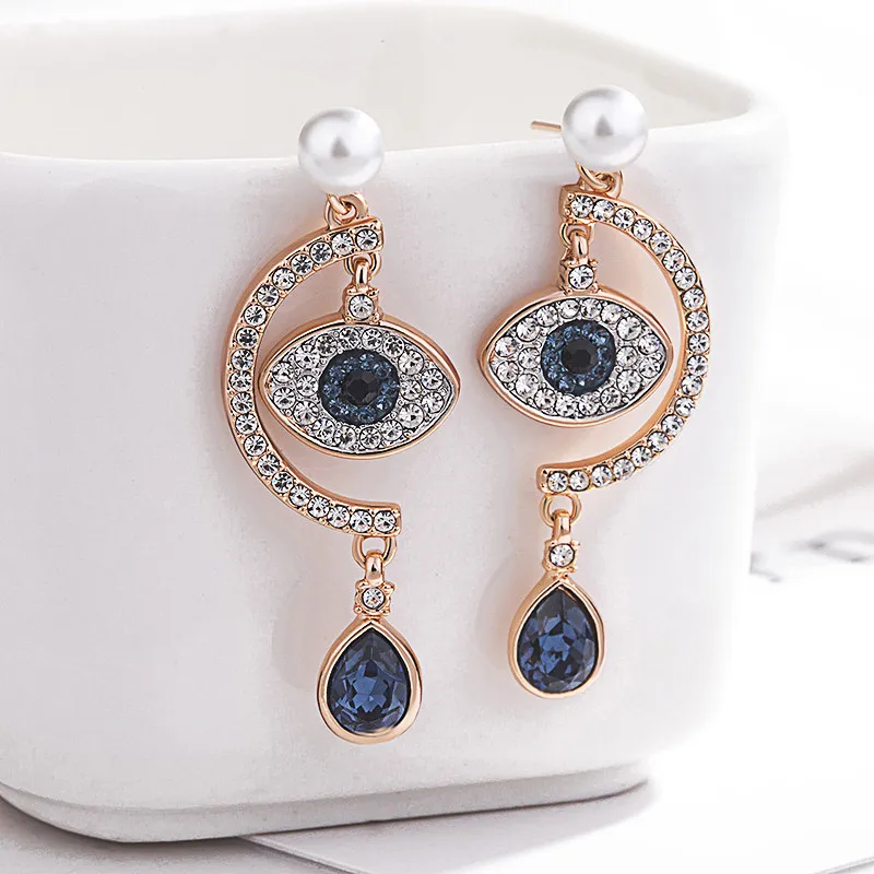 Tisvina к сожалению Evil Eye ожерелье s для женщин розовое золото цвет оригинальный