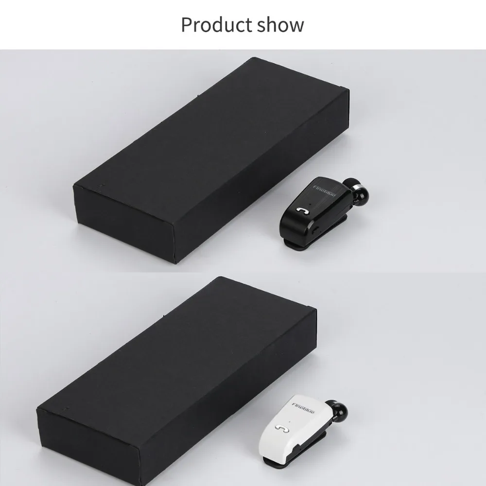 Fineblue L18 мини Беспроводной бизнес-гарнитура Bluetooth спортивные драйвер наушников CSR8615 Телескопический зажим на стерео наушники с микрофоном