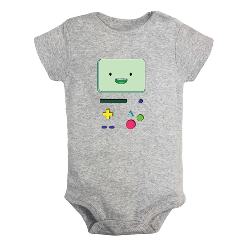 JaBaby035GD Милый Beemo BMO Adventure Time собака Jake дизайн для новорожденных мальчиков и девочек униформа-комбинезон с принтом для младенцев, боди, одежда хлопковые комплекты - Цвет: JaBaby035GD
