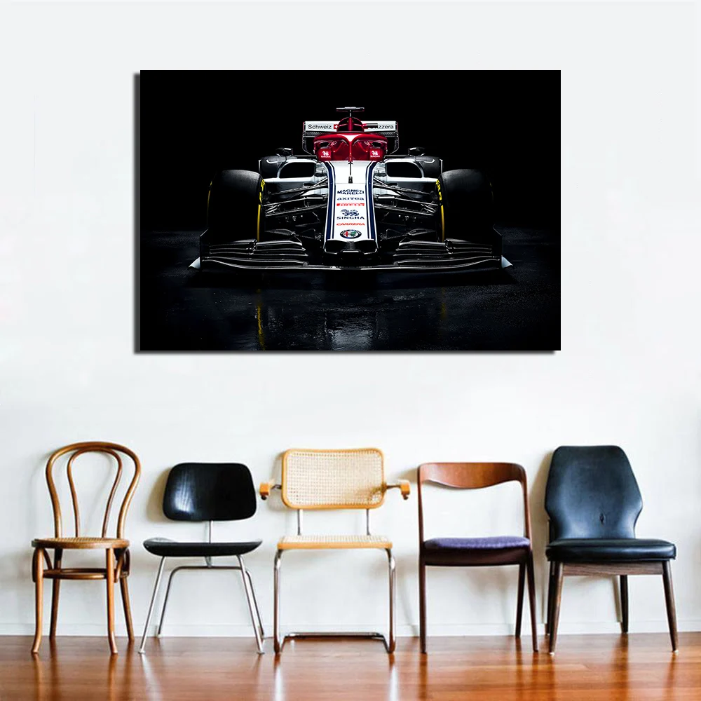 Alfa Romeo F1 постеры для гоночных автомобилей настенные художественные принты на холсте декоративные картины для домашнего декора