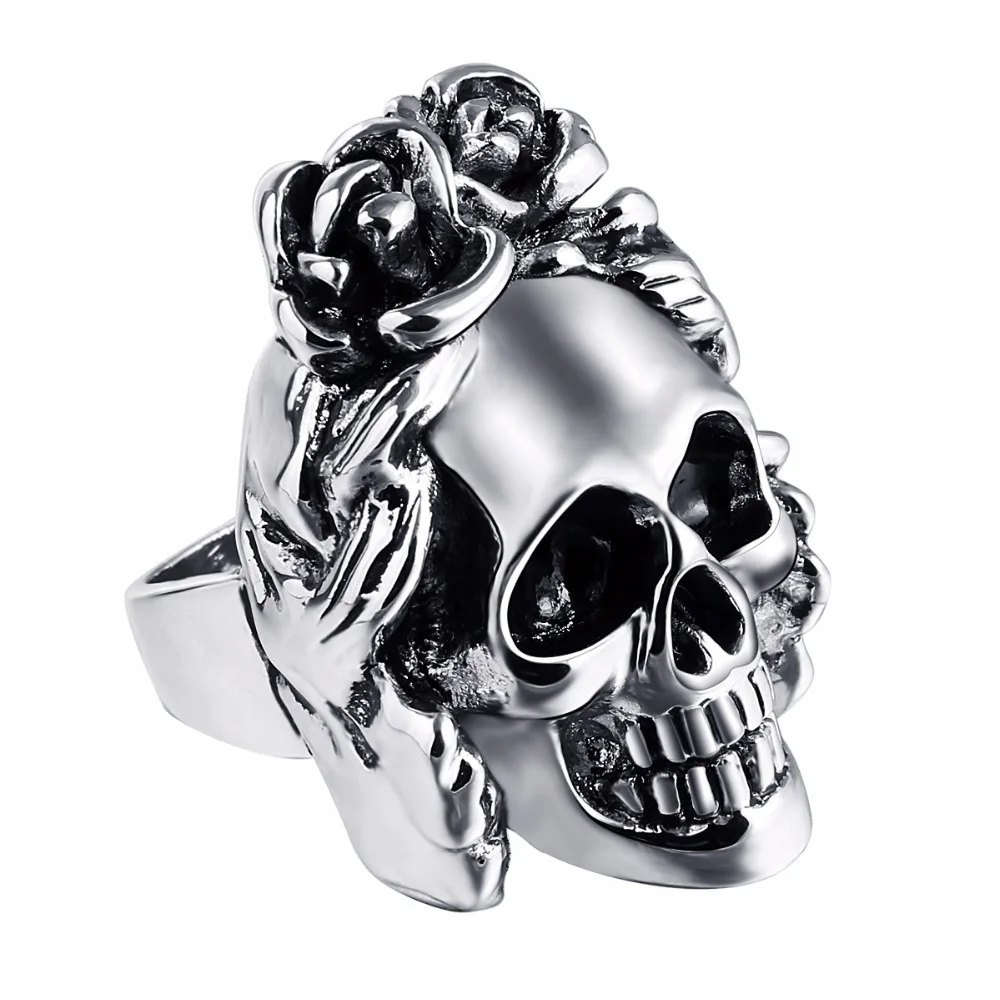 Стрейч преувеличенные татуировки Рок ролл Панк волнистые волосы череп