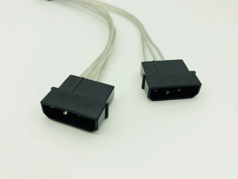 18 см 8Pin (6 + 2) к двойной 4Pin видеокарты кабель питания 4PIN 8PIN Графический карты D порт 8