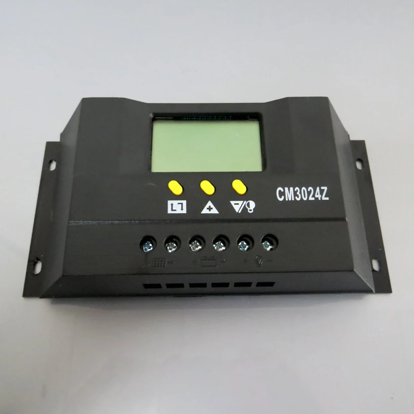 PWM LCD 30A Солнечный контроллер 12 В/24 В автоматический переключатель солнечной