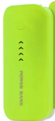 Зеленый Power bank 5600mah зарядное устройство аккумулятор 18650 портативное зарядное устройство Внешний аккумулятор симпатичный внешний аккумулятор портативная батарея для xiaomi honor - Цвет: Зеленый