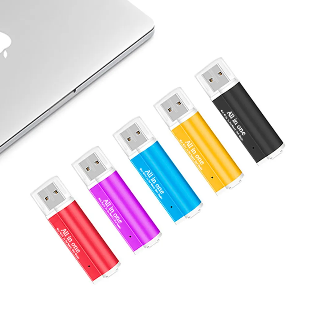 4 в 1 USB концентраторы 2 0 устройство для чтения карт памяти usb адаптер micro SD T-Flash MMC SDHC