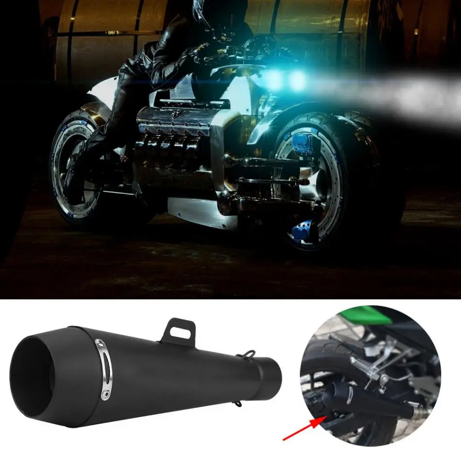 Универсальный глушитель выхлопной трубы для мотоцикла Honda CBR1000 Yamaha R6 Kawasaki 2018 51 мм