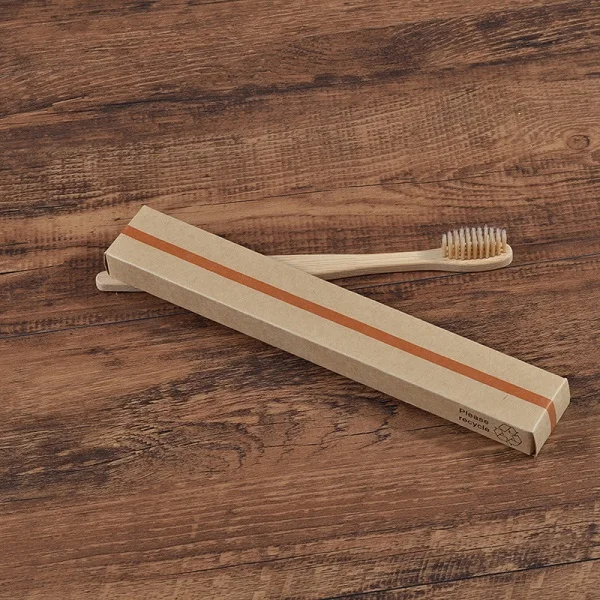 10PC Beige Экологичная бамбуковая зубная щетка деревянная зубная щетка мягкий наконечник щетины уголь для взрослых уход за полостью рта логотип зубная щетка на заказ 10 шт - Цвет: 10PC Beige