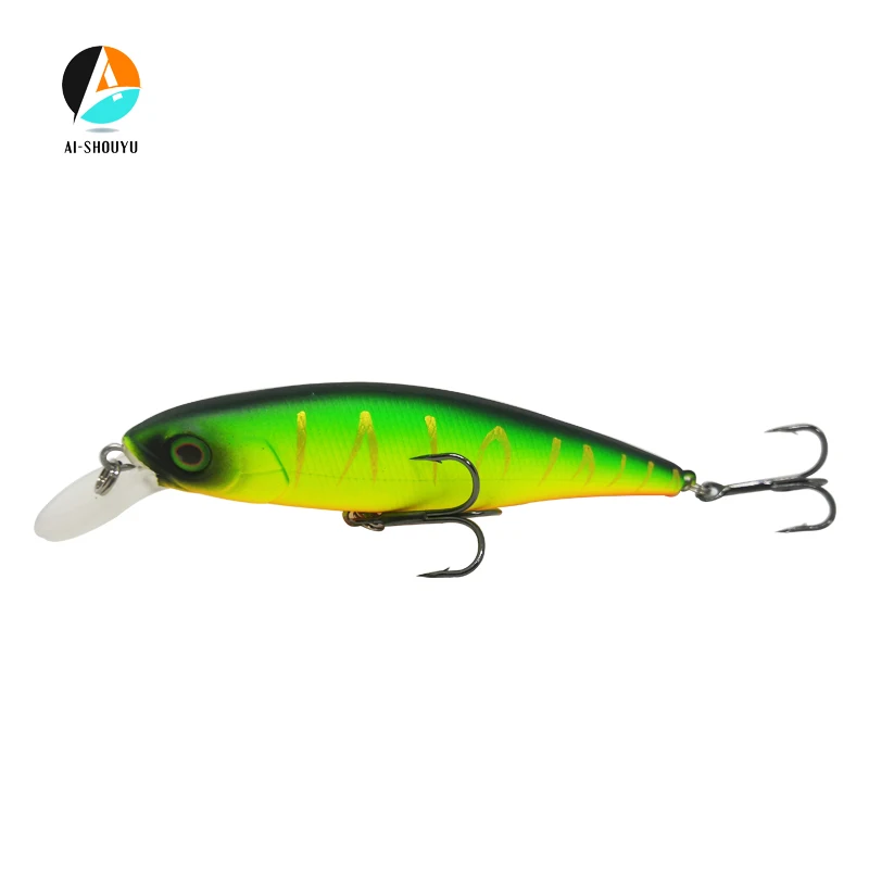 2019 новая жесткая Рыболовная Приманка Minnow 95 мм 14 г приманка с 2 рыболовными