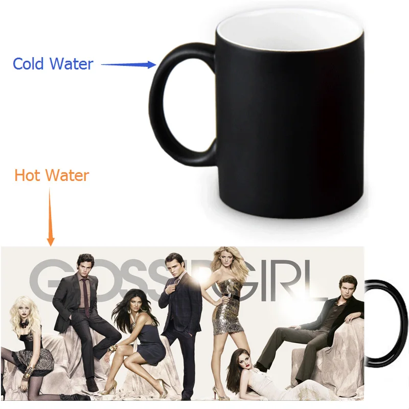 Сплетница меняющая цвет кофейная кружка Чувствительная волшебная на день