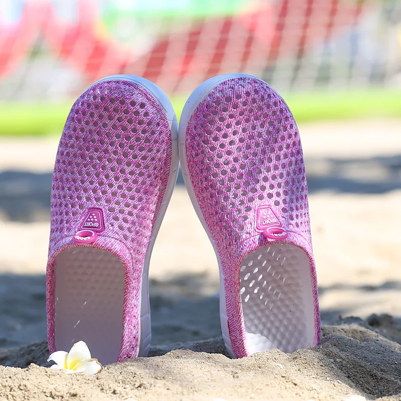 Шлепанцы женские повседневные сандалии на плоской платформе без застежки