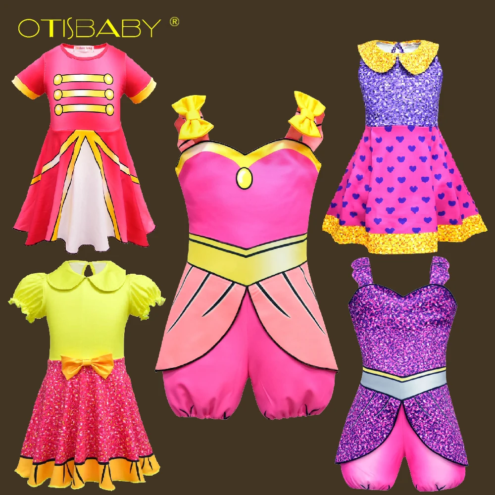 OTISBABY/Новогоднее платье для девочек 2, 3, 4, 5, 6, 7, 8, 9, 10, 11, 12 лет, красивое платье для выпускного вечера с цветочным принтом и радугой для девочек-подростков
