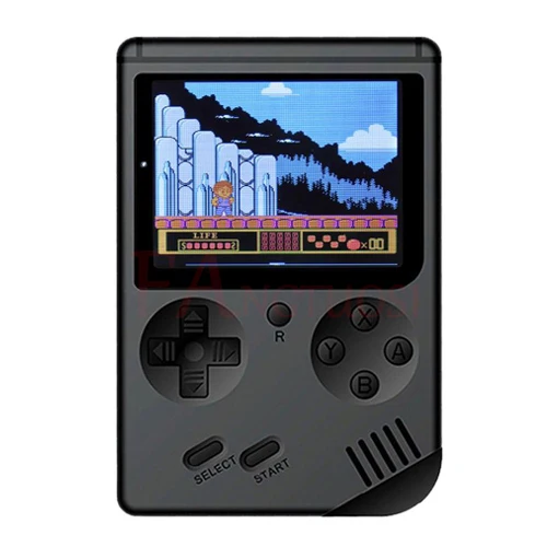 Black Мини портативная игровая консоль 8 бит встроенные 168 игры 3,0 дюймов цветной ЖК-экран игровой плеер лучший подарок для ребенка Ностальгический плеер - Цвет: Black