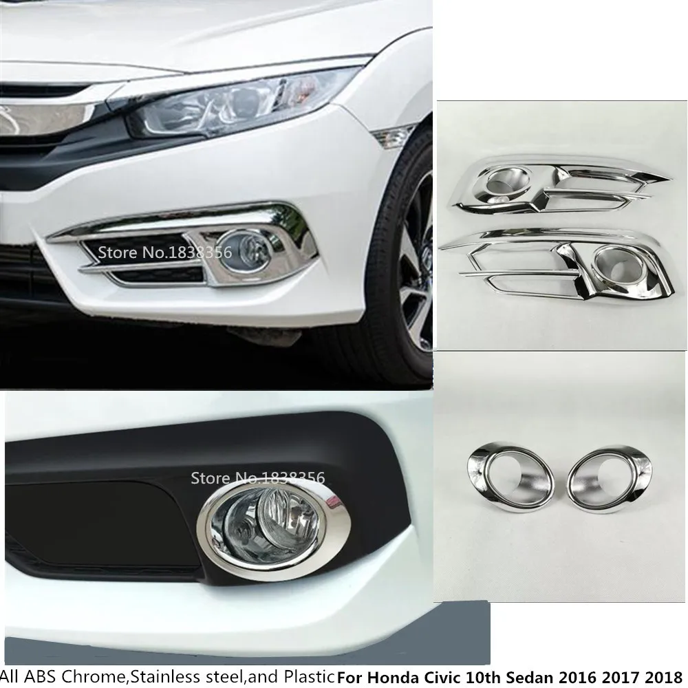 Для Honda Civic 10th седан 2016 2017 2018 2019 автомобилей детектор ABS Хромированная накладка